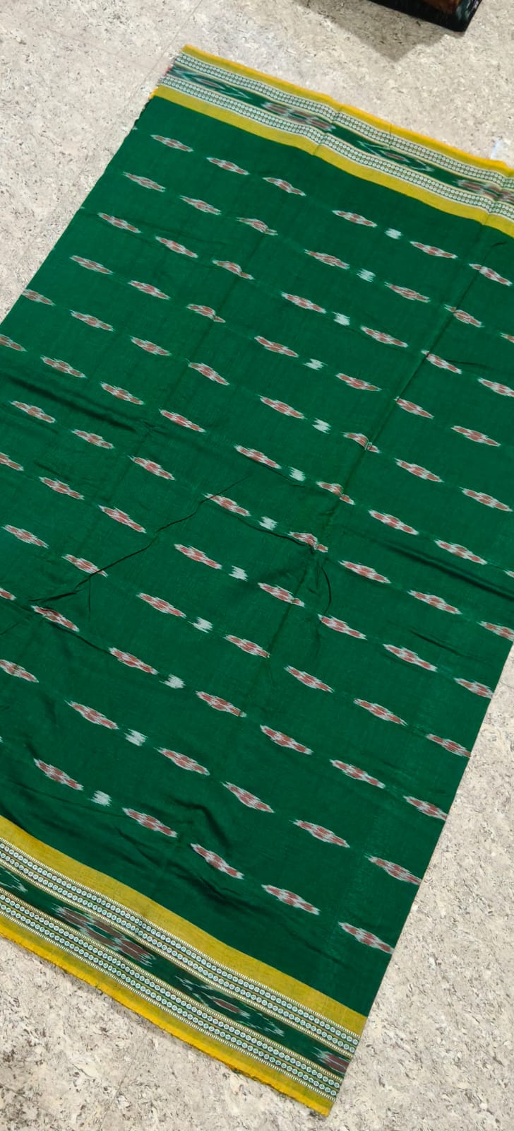small sambalpuri green cotton jodo - Image 2