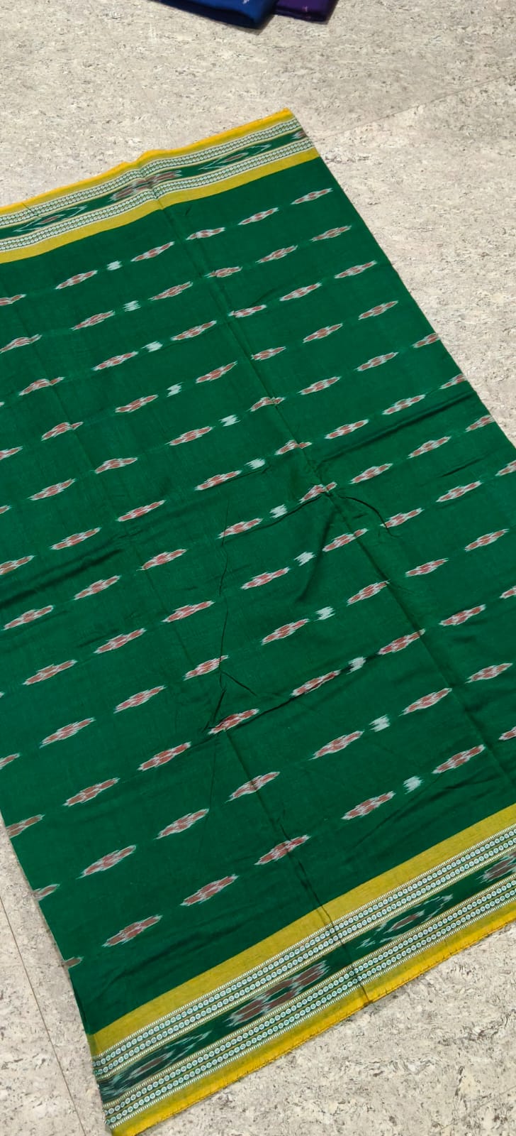 small sambalpuri green cotton jodo