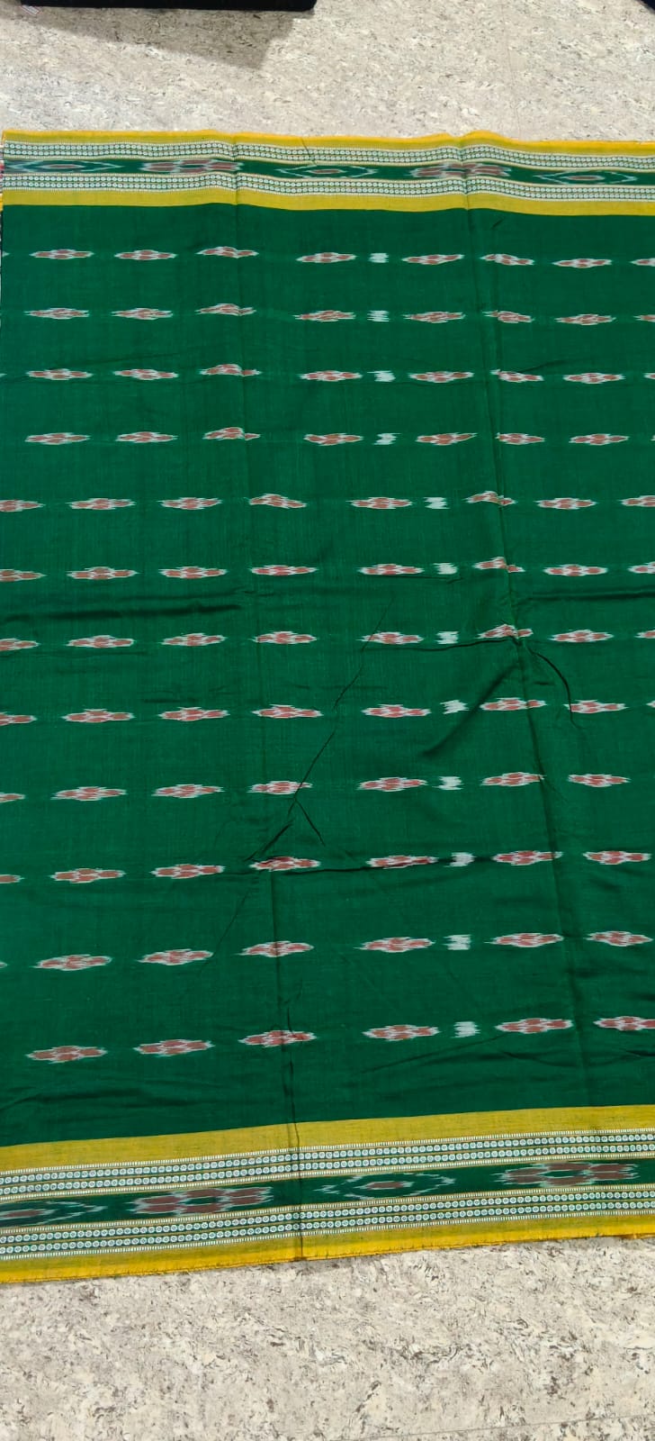 small sambalpuri green cotton jodo - Image 3